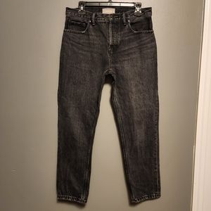 Everlane boyfriend black washed jeans size 28